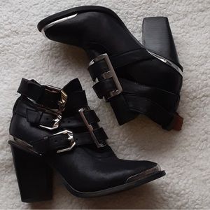 Jeffrey Campbell Hyatt Boots Black Size 6 Women's